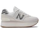 New Balance 574+ Sneakers in Off White Zebra