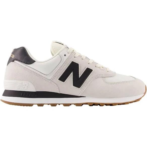 New Balance 574 Sneakers in White and Black