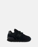 New Balance 574 V2 Self-Fastening Strap Infant Sneakers in Black 08 M