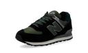 New Balance 574 V2 Shoes Black Green Blue Turquoise - 45