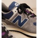 New Balance 574 V2 Shoes Dark Grey Blue - 45