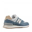 New Balance 574 V2 Trainers Navy Blue White Brown - 42
