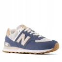 New Balance 574 V2 Trainers Navy Blue White Brown - 47.5