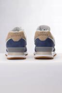 New Balance 574 V2 Trainers Navy Blue White Brown - 47.5