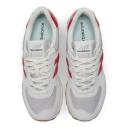 New Balance 574 White Red Grey Gum