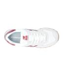 New Balance 574 White Red Gum