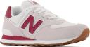 New Balance 574 White Red Gum