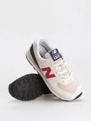 New Balance 574 White Red Navy