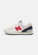 New Balance 574 White Red Navy