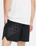New Balance 7inch Tenacity Woven Logo Shorts Black - M