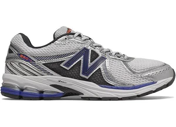 New Balance 860v2 White Team Royal Silver