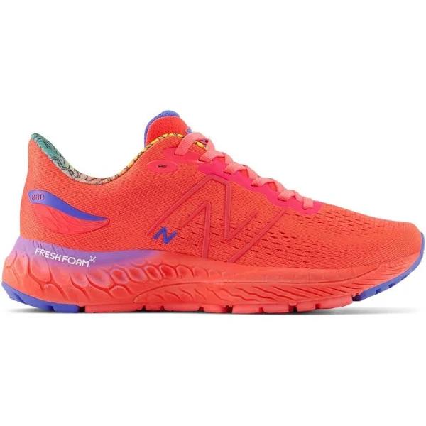 New Balance Women's Fresh Foam x 880 V12 Electric Red/Bright Lapis - Size 11