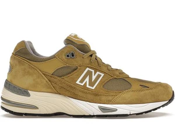 New Balance 991 MiUK Green Moss Cloud Cream