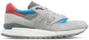 New Balance 998 Grey Light Blue Red
