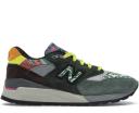 New Balance 998 Made in USA Black Blue Red