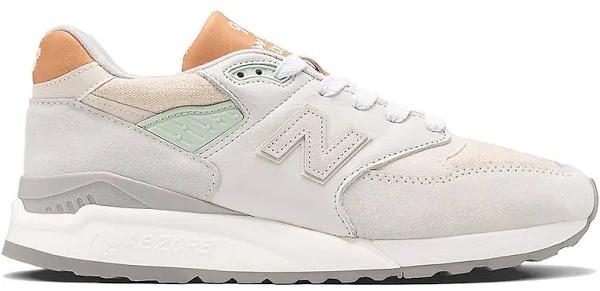 New Balance 998 White Tan