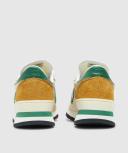 New Balance Beige & Green Made in USA 990 Sneakers