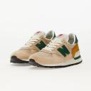 New Balance Beige & Green Made in USA 990 Sneakers
