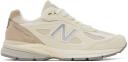 New Balance Beige Made in USA 990v4 Sneakers
