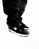 New Balance Black BB550 Sneakers