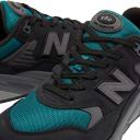 New Balance Black & Green 580 Sneakers