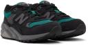 New Balance Black & Green 580 Sneakers