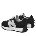 New Balance Black & Grey 327 Sneakers