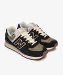 New Balance Black ML574 Sneakers