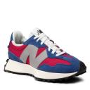 New Balance Blue & Red 327 Sneakers