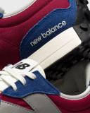 New Balance Blue & Red 327 Sneakers