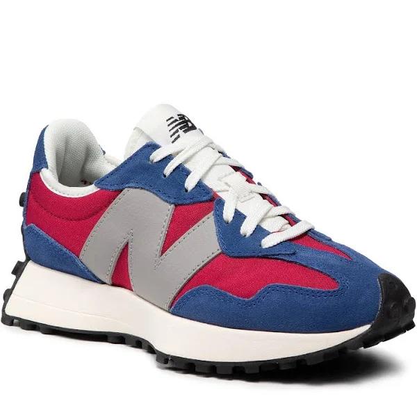 New Balance Blue & Red 327 Sneakers