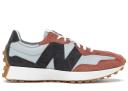 New Balance Brown & Grey 327 Sneakers