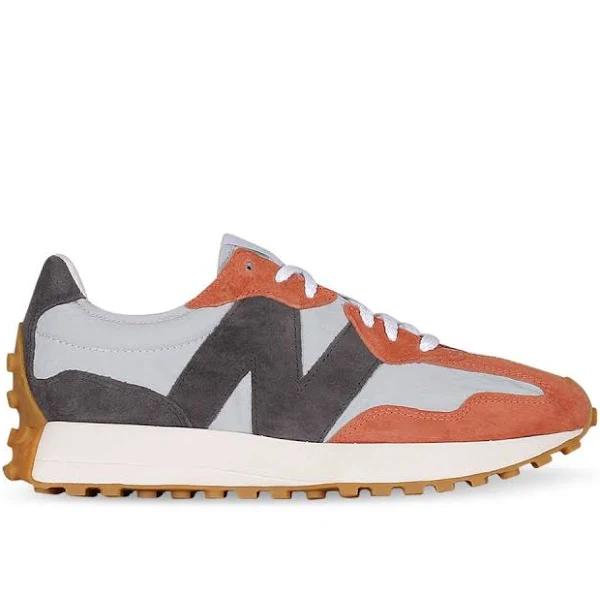 New Balance Brown & Grey 327 Sneakers