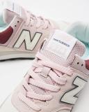 New Balance Classics - Pink Low-Tops - 574 - Unisex - Size 5, M5/W6.5 at The Iconic