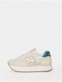 New Balance Cream 574+ Trainers