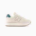 New Balance Cream 574+ Trainers