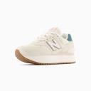 New Balance Cream 574+ Trainers