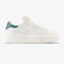 New Balance CT302 Sneakers in White with Green Detail