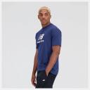 New Balance Essentials Logo Tee in Navy XXL