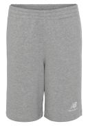 New Balance Essentials Stacked Logo Athletic Shorts Grey Kids - L