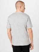 New Balance Essentials Stacked Logo Cotton Short Sleeve T-Shirt Grey White - M