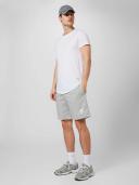 New Balance Essentials Stacked Logo French Terry Shorts Grey L Man