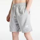 New Balance Essentials Stacked Logo French Terry Shorts Grey L Man