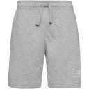 New Balance Essentials Stacked Logo French Terry Shorts Grey S Man