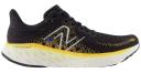 New Balance Fresh Foam 1080 V12 Shoes Black Grey Yellow - 40.5