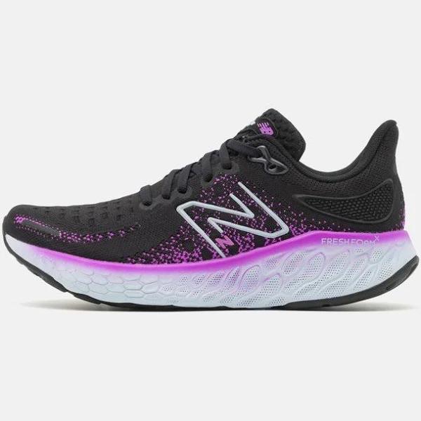 New Balance Fresh Foam 1080 V12 Shoes Black Lilac Women - 35