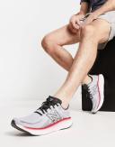 New Balance Fresh Foam 1080 V12 Trainers Light Grey Red - 40.5