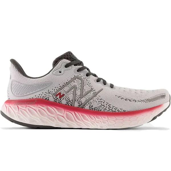 New Balance Fresh Foam 1080 V12 Trainers Light Grey Red - 40.5