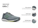 New Balance Fresh Foam 680v7 Running Shoes Beige EU 38 Woman