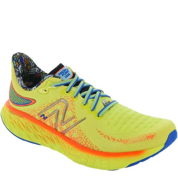 New Balance Fresh Foam x 1080v12 Running Shoe Lemonade/ Serene Blue